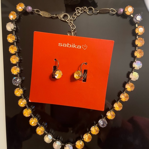 Sabika Jewelry New Sabika Fluidity Choker And Earrings Poshmark